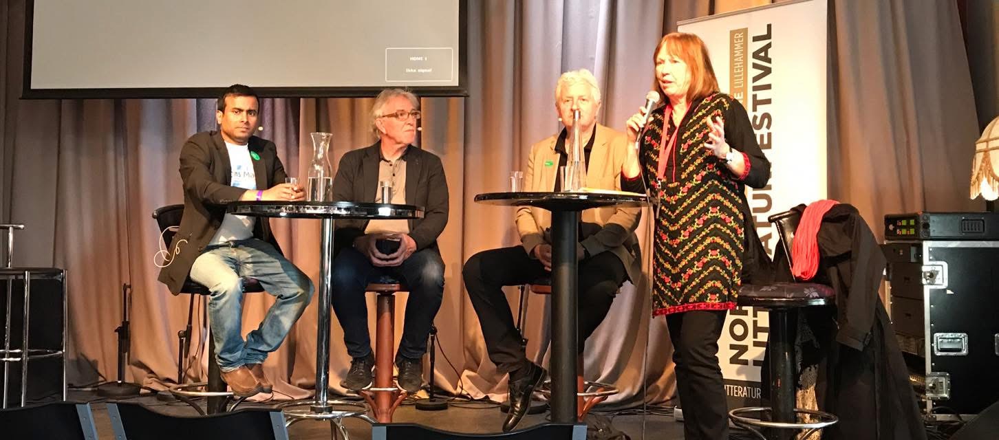 ARiF participating in a public festival conversation in Norway